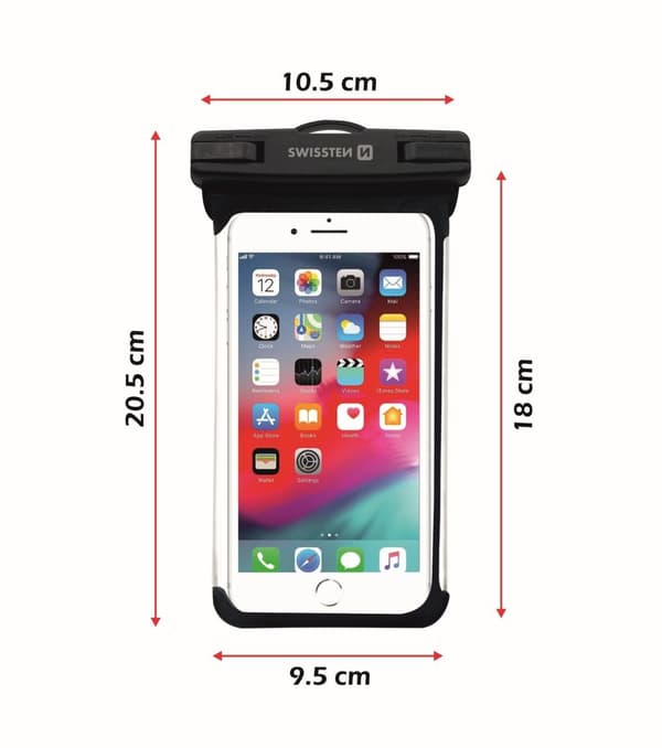 Swissten Waterproof Case for Phones IPX8