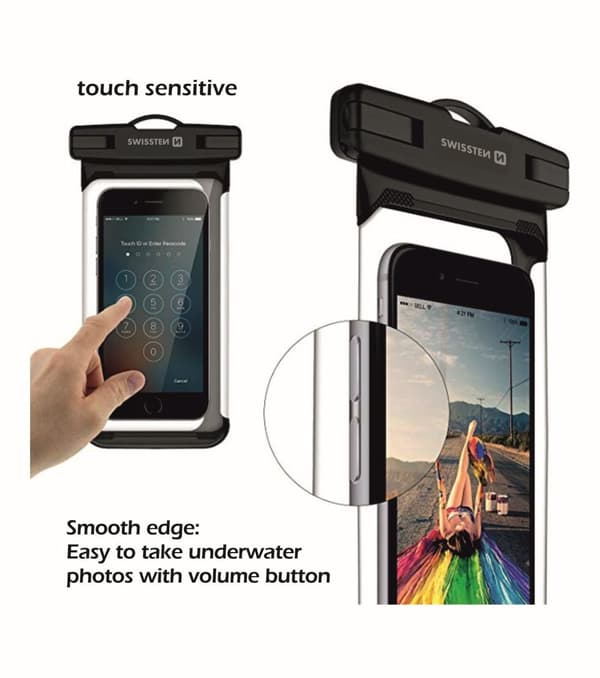 Swissten Waterproof Case for Phones IPX8