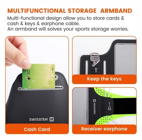 Swissten Armbag Case for phones up to 6 inches