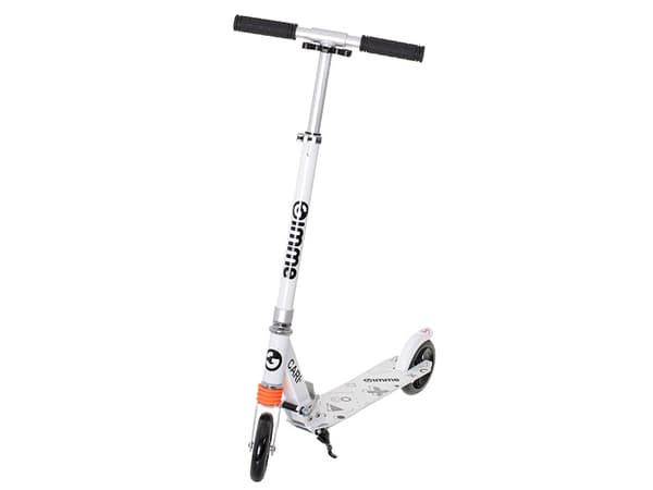 Sammenklappelig byscooter CARI, hjul 145mm, hvid GIMME