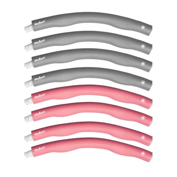 Hula Hop bantningscirkel 95cm, rosa, REBEL ACTIVE