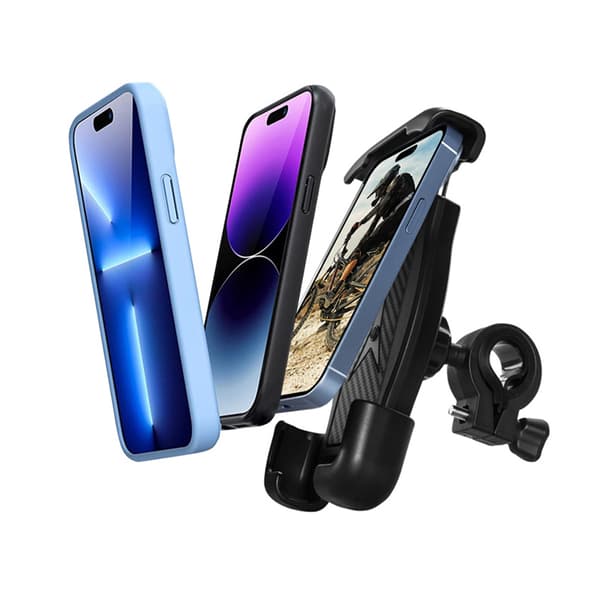Crong Bikeclip Enduro - Cykeltelefonholder (sort)