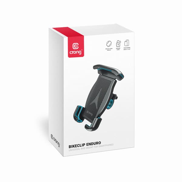 Crong Bikeclip Enduro - Cykeltelefonholder (sort)