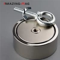 Neodymium Magnet, Dobbelt Sided, Dybhavsfiskeri, 500KGX2, lodret trækkraft
