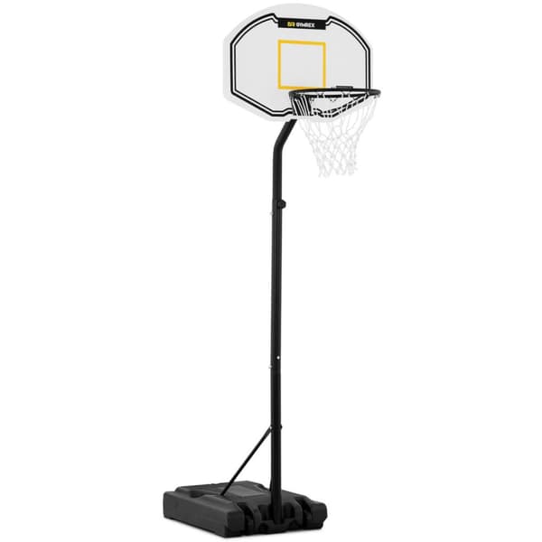 Mobilt basketballkurvsæt, justerbart på stativ, højde 190-260 cm