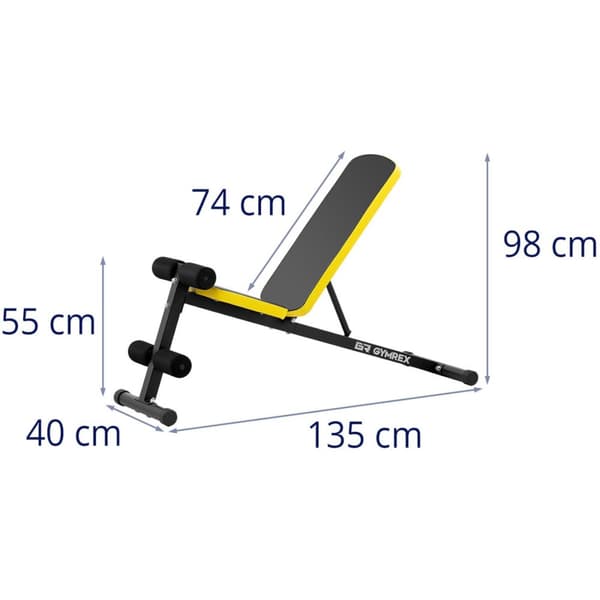 Træningsbænk til bryst-, arm-, bicepsøvelser op til 100 kg