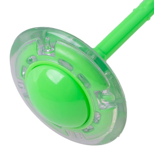 Hula hoop benhopprep för barn med LED-dioder, grön