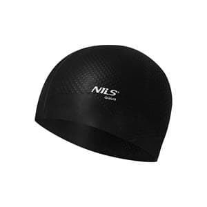 NQC ENLIG F�RG SVART SILIKONKAPP DOTS NILS AQUA