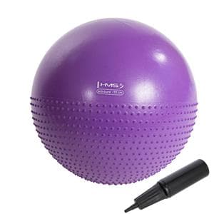 YB03 NY 55CM VIOLET MASSAGE GYMNASTISK BALL HMS