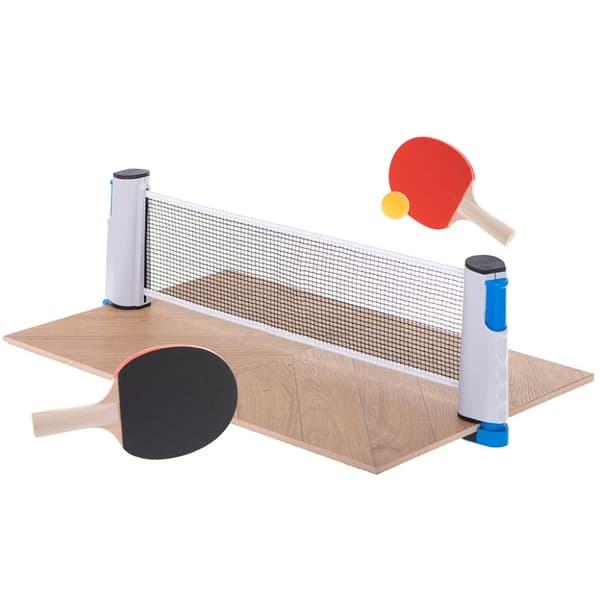 Pöytätennissetti meloilla + jatkettava pingisverkko