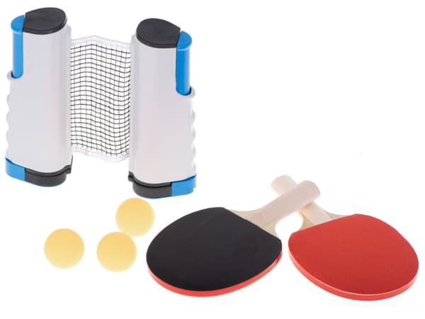 Pöytätennissetti meloilla + jatkettava pingisverkko