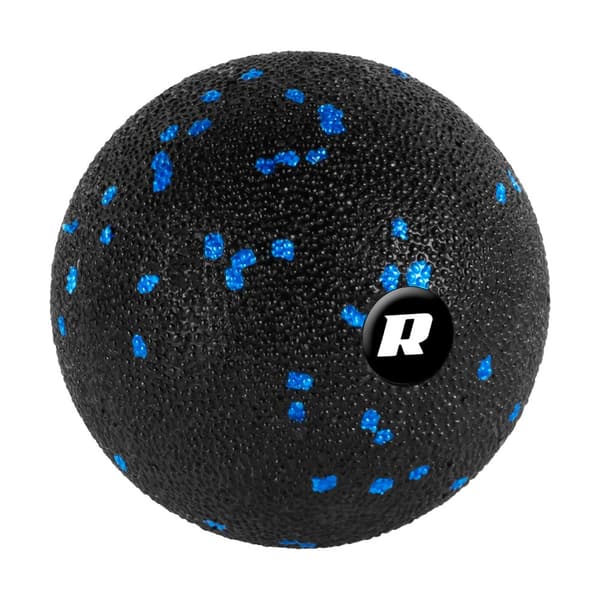 Massagekula 8cm, svart och blå, EPP-material, REBEL ACTIVE