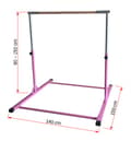 Miniatyrbillede 2 af 6: MASTER Gymnastikrækværk 150cm - Pink