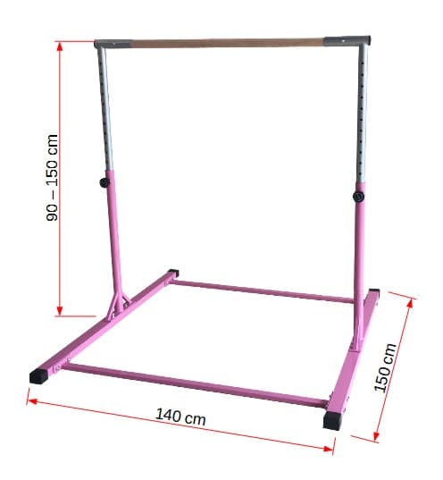 MASTER Gymnastikrækværk 150cm - Pink