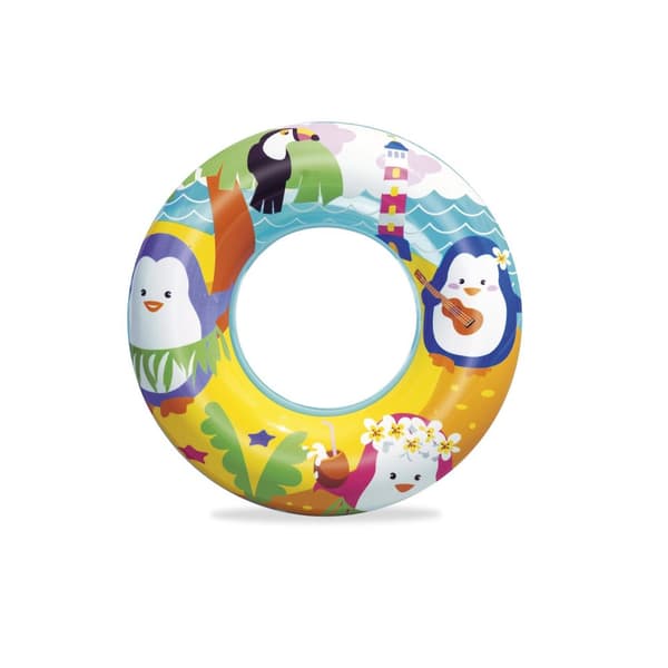BESTWAY Sea Creature uppblåsbar simring - 51 cm - pingvin