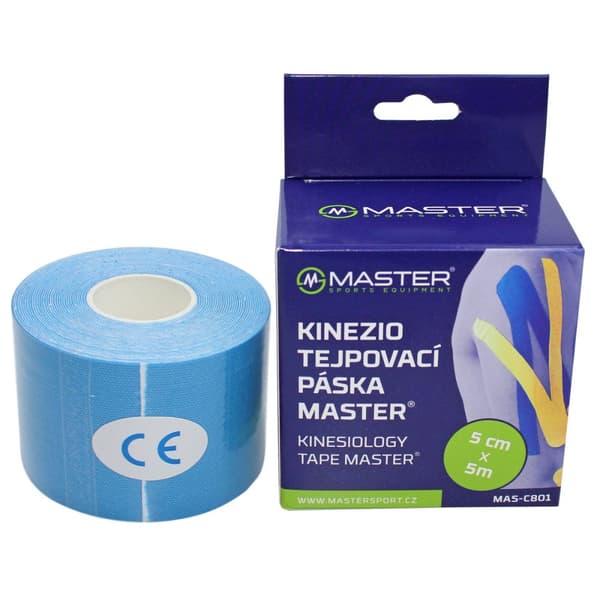 MASTER kinesiologitape 5 cm x 5 m - blå