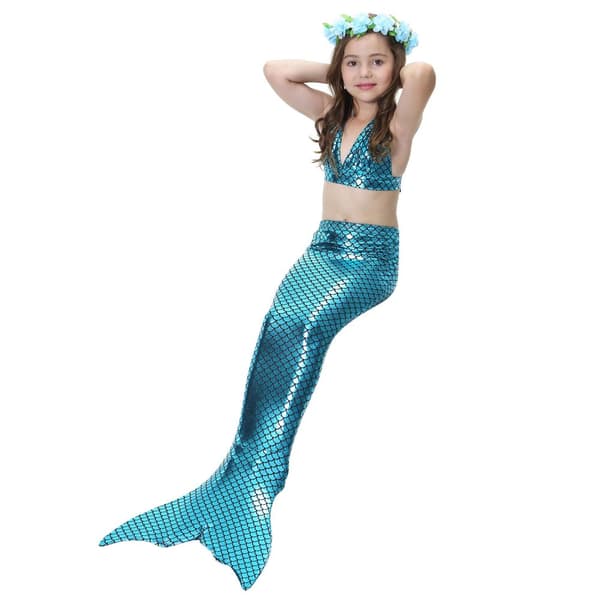 MASTER Ariel havfrue kostume og badedragt - 150 cm