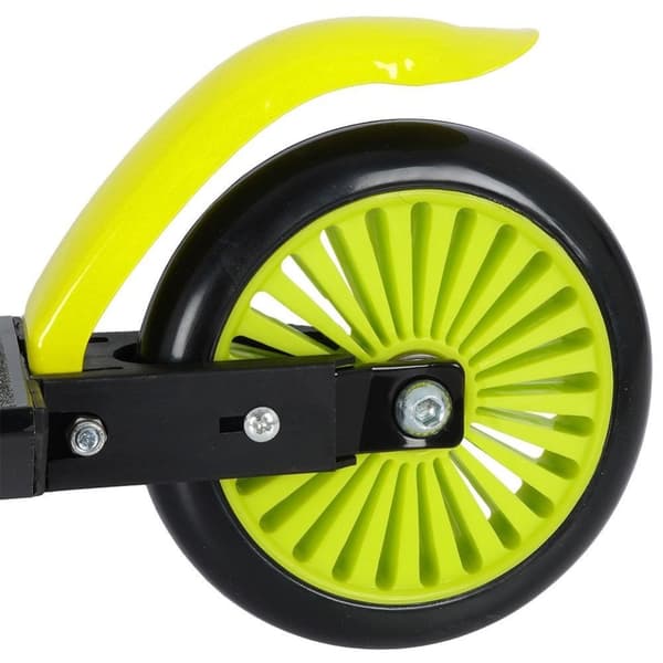 Scooter til børn, foldbar, let, aluminium, gummihjul, sort, op til 50 kg