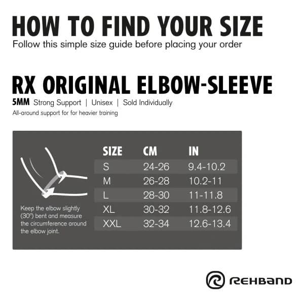 Rehband RX Elbow Sleeve 5mm