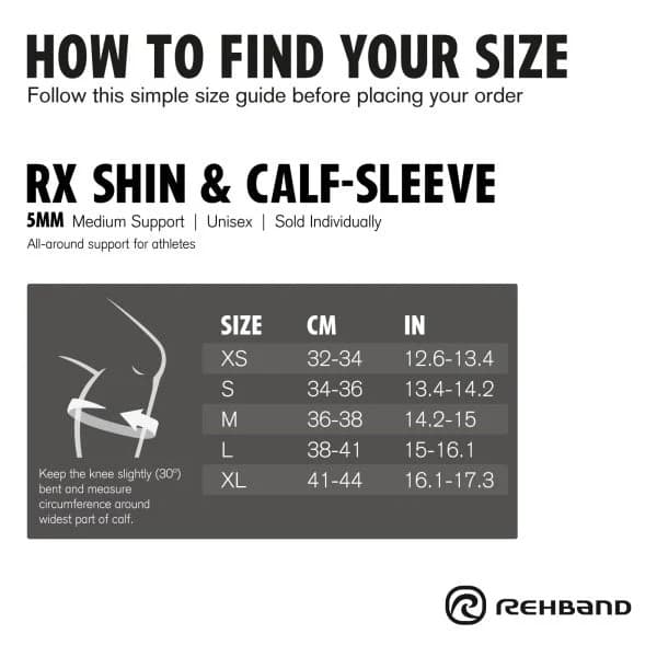 Rehband RX Shin/Calf Sleeve
