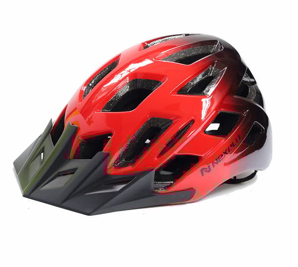 UNISEX CYKELHJELM JUSTERBAR IN-MOLD HJELM MED VISIR TIL CYKLER 55-58 CM