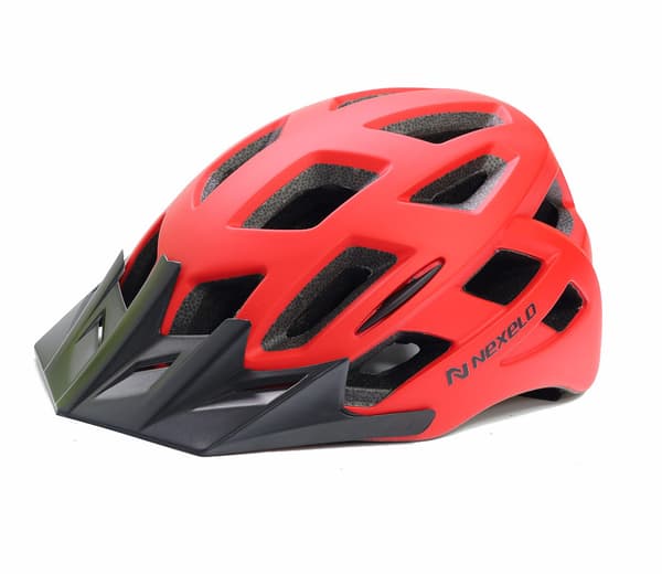 UNISEX CYKELHJELM JUSTERBAR IN-MOLD HJELM MED VISIR TIL CYKLER 58-61 CM