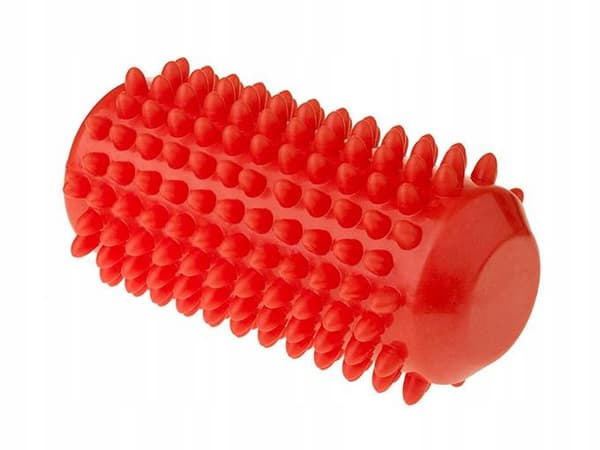 TULLO rød sensorisk rulle til massage 12,8 cm