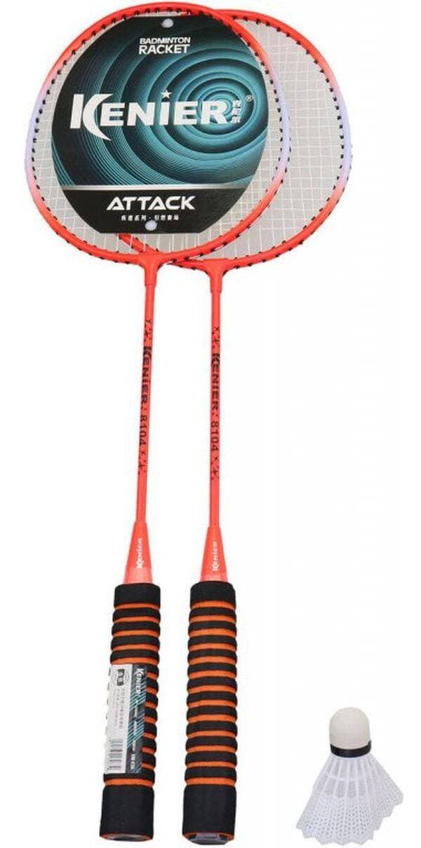 BADMINTON SÆT MADEJ 8104 KETSKERE KETSKER SHUTTLE COVER