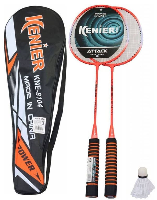 BADMINTON SÆT MADEJ 8104 KETSKERE KETSKER SHUTTLE COVER