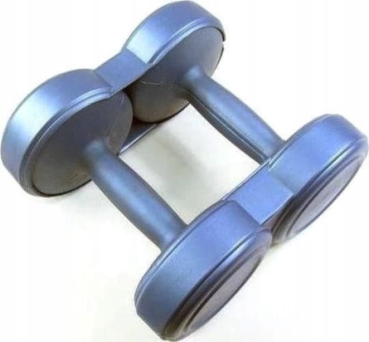Polyethylen håndvægte til øvelser, sæt 1,25 kg x2
