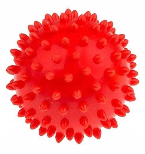 TULLO rød sansebold til massage 9 cm