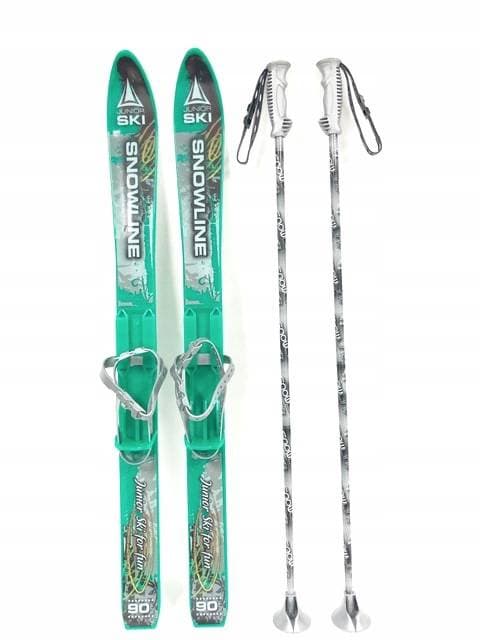Lasten sukset sauvoilla HILL 90 cm