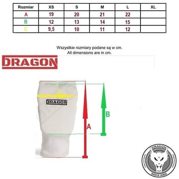 DRAGON-MONTERET HÅNDBESKYTTER