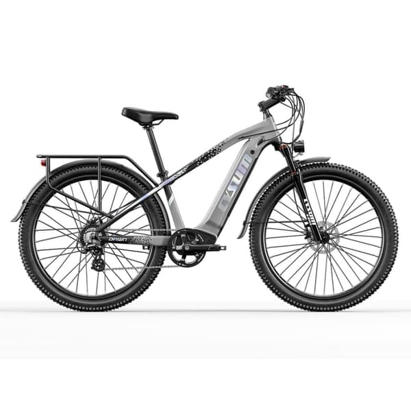 CYSUM M520 aikuisille 500 W:n sähköpyörä miehille, sähköinen kaupunkipyörä, moottori 48 V 14 Ah, akku, 27,5 tuuman rengas, sähköpyörä