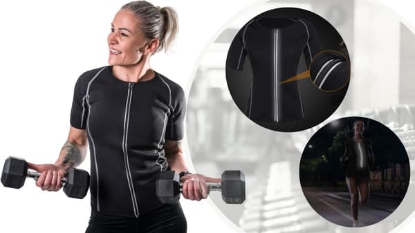 Neopren T-shirt Fitnessbälte FIT4MED