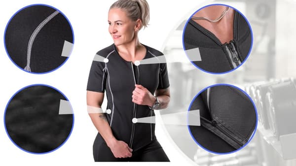 Neopren T-shirt Fitnessbälte FIT4MED