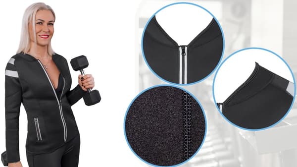 T-shirt neopren långärmad träningströja