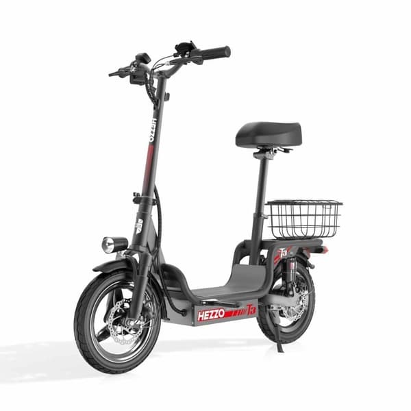 HEZZO T3 aikuisille sähköpyörä/skootteri 48V15AH akku 500W moottori sähköskootteri sähköpolkupyörä 14 tuuman kaupunkirenkaat sähköskootteri