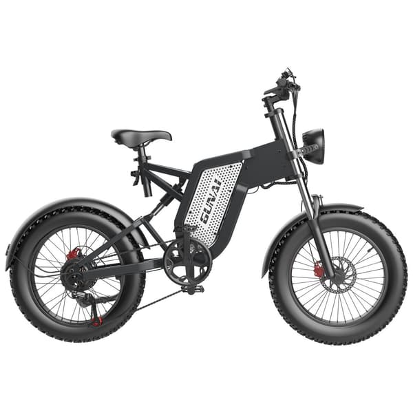 GUNAI MX25 Elcykel för vuxna 1000W El-Mountainbike för män 48V 25AH Batteri 20*4 tum breda däck Elcykel för män