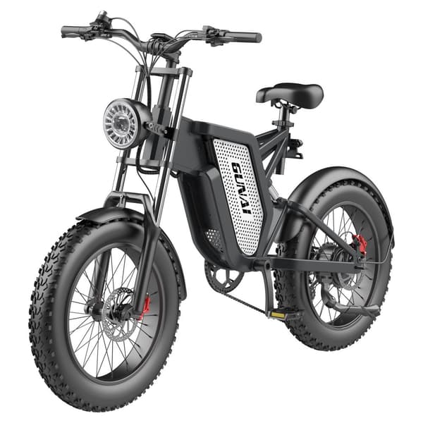 GUNAI MX25 Elcykel för vuxna 1000W El-Mountainbike för män 48V 25AH Batteri 20*4 tum breda däck Elcykel för män