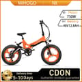 Pikkukuva 1 / 11: MIHOGO NX sähköpyörä aikuisille 750W48V12.8Ah kaupunkipyörä naisille 20" puolarenkailla miehille kaupunkipyörä 35 kilometriä tunnissa