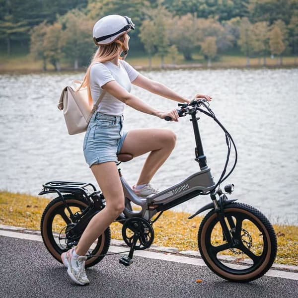 MIHOGO RX2.4 sähköpyörä aikuisille 500W48V12.8Ah kaupunkisähköpyörä 20" renkaat miehille kaupunkisähköpyörä IPS 2.4" älykäs helppolukuinen näyttö
