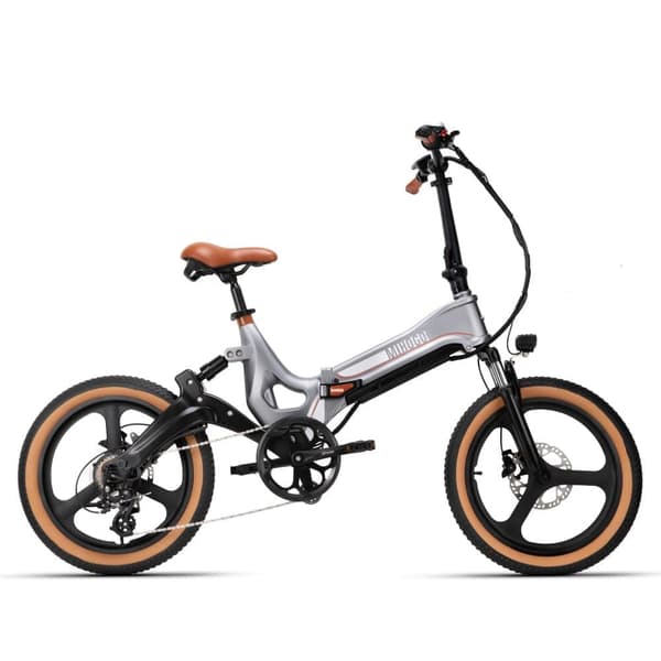 MIHOGO RX2.4 Elcykel För Vuxna 500W48V12.8Ah Stads-Elcykel 20" Däck Herrstads-Elcykel Stadspendling Elcykel
