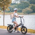Miniatyrbild 11 av 11: MIHOGO RX2.4 Elcykel För Vuxna 500W48V12.8Ah Stads-Elcykel 20" Däck Herrstads-Elcykel Urban Hopfällbar Elcykel