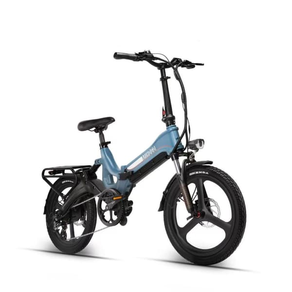 MIHOGO RX2.4 sähköpyörä aikuisille 500W48V12.8Ah öljylevyjarrut sähköpyörä 20" renkaat taittuva sähköpyörä
