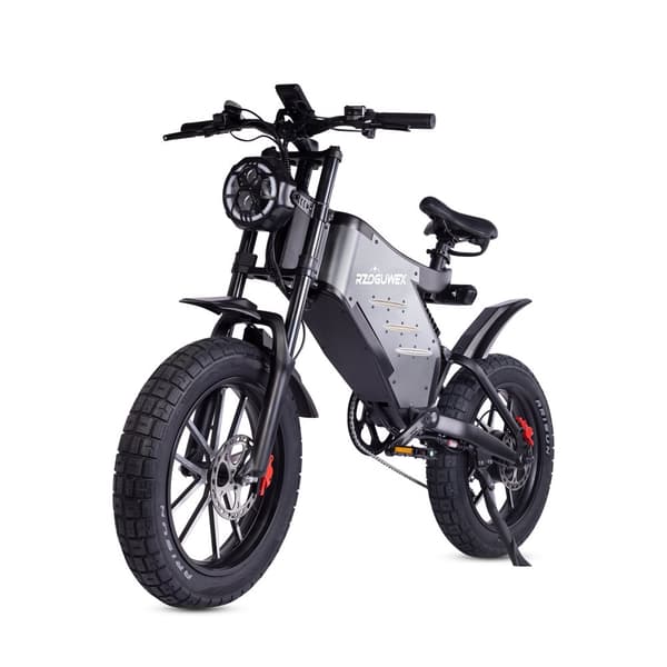 RZOGUWEX X5S Elcykel För Vuxna 1000W48V25Ah Elcykel 20" Däck Elcykel Viktkapacitet 200KG Mountainbike Terräng Elcykel