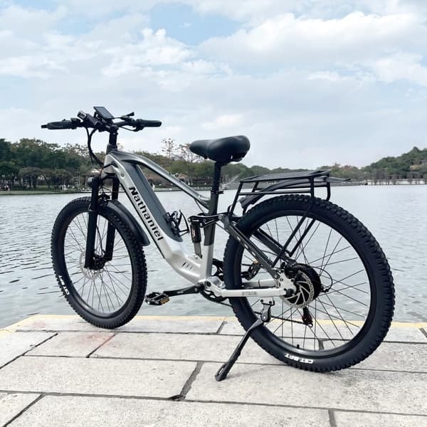 Nathaniel SYR-03 Elcykel För Vuxna 1000W48V25Ah Batteri Stads-Elcykel 20-tums Däck Herrstads-Elcykel Ximano Hydraulisk Oljebroms