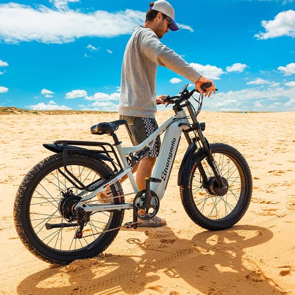 Shengmilo S600 Elcykel För Vuxna 2000W48V17.5Ah Stads-Elcykel 26" Däck Herrstads-Elcykel El Maxhastighet 45 km/h