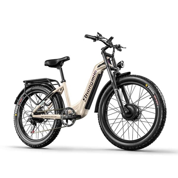 Shengmilo S700 sähköpyörä naisille aikuisille 2000W 48V 17.5Ah sähköpyörä 26” kestävyysleveät renkaat miehille kaupunkisähköpyörä