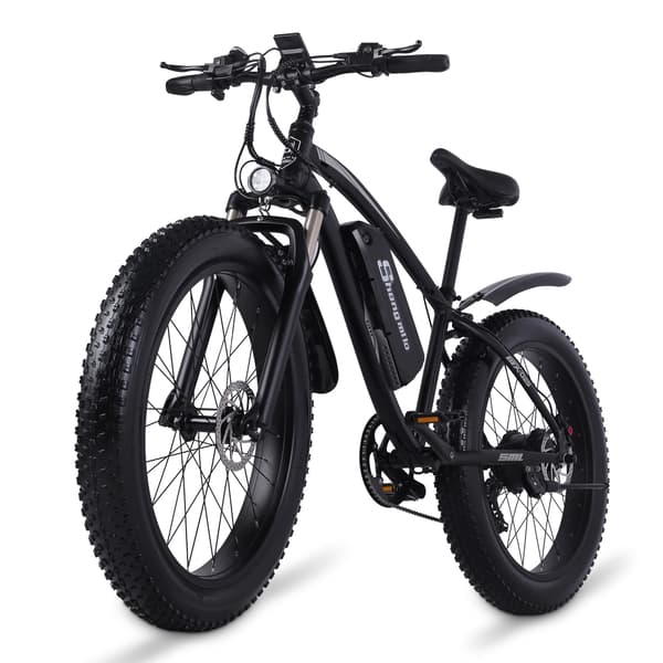 Shengmilo MX02S aikuisille tarkoitettu 1000 W:n sähköpyörä naisille, kaupunkiajoon, työmatkakäyttöön, 48 V, 17 Ah, 26 tuuman paksurenkainen, miesten s